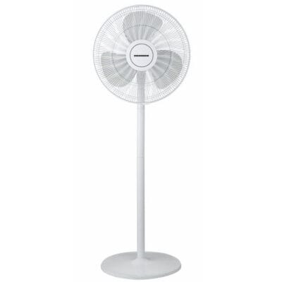 Ventilator cu picior Heinner HSF-M50WH, putere 50W, 3 viteze, funcție oscilare, înălțime ajustabilă până la 130 cm, culoare albă