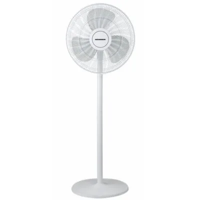 Ventilator cu picior Heinner HSF-M50WH, putere 50W, 3 viteze, funcție oscilare, înălțime ajustabilă până la 130 cm, culoare albă