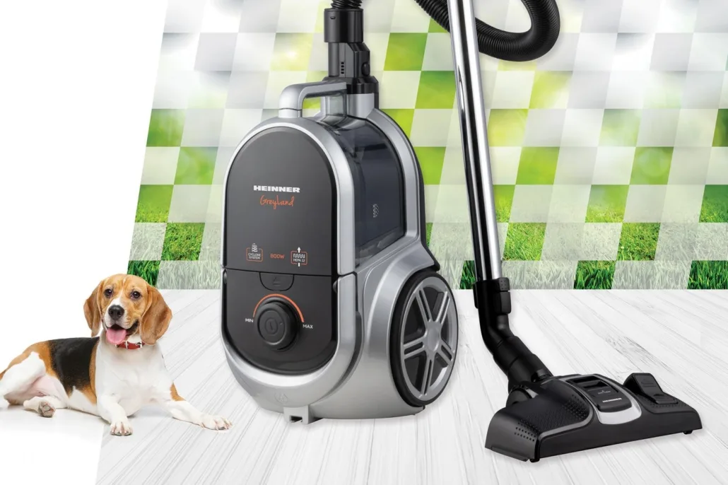 Aspirator vertical Heinner HVC-M800GREY, 800W, tehnologie ciclonică, recipient praf 0.8 litri, culoare gri