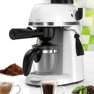 Espressor manual Heinner HEM-350WH alb 800W , design modern