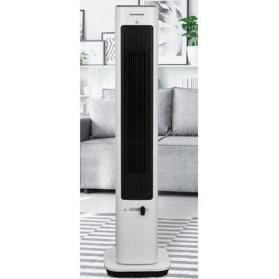 Ventilator turn Heinner HTFA-M20WH, putere 2000W, funcție 2 în 1 răcire și încălzire, control touch și display LED clar culoare albă