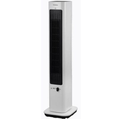 Ventilator digital Heinner HTFA-M20WH cu telecomandă, 3 viteze răcire, 2 viteze încălzire, funcție ECO și oscilare pe 85 de grade