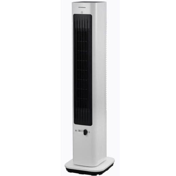 Ventilator digital Heinner HTFA-M20WH cu telecomandă, 3 viteze răcire, 2 viteze încălzire, funcție ECO și oscilare pe 85 de grade