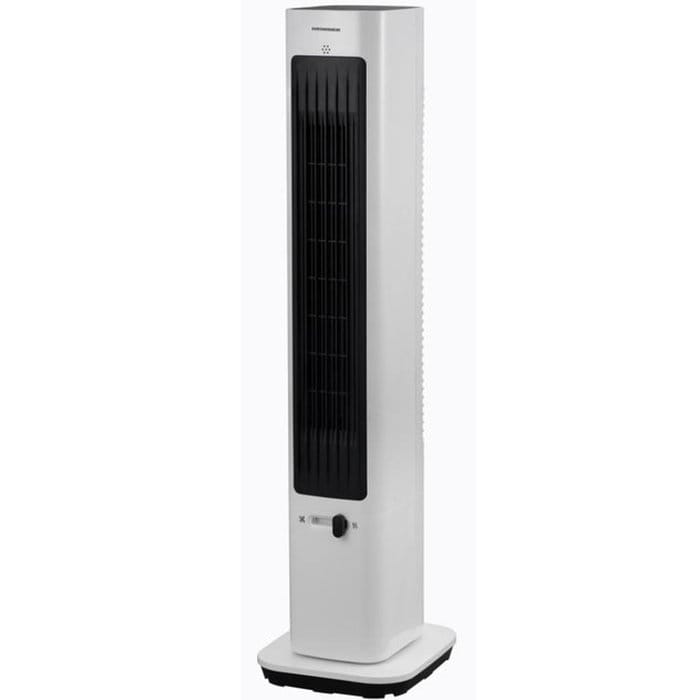 Ventilator digital Heinner HTFA-M20WH cu telecomandă, 3 viteze răcire, 2 viteze încălzire, funcție ECO și oscilare pe 85 de grade