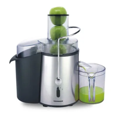 Storcător de fructe Heinner XF-1000SS inox 1000W cu vas de suc 1L