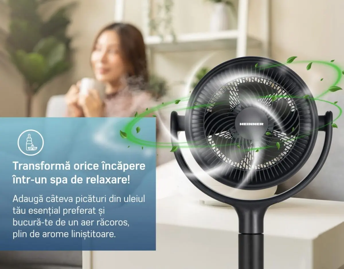 VENTILATOR CU PICIOR HEINNER HSF-MAT24DC - imagine 6