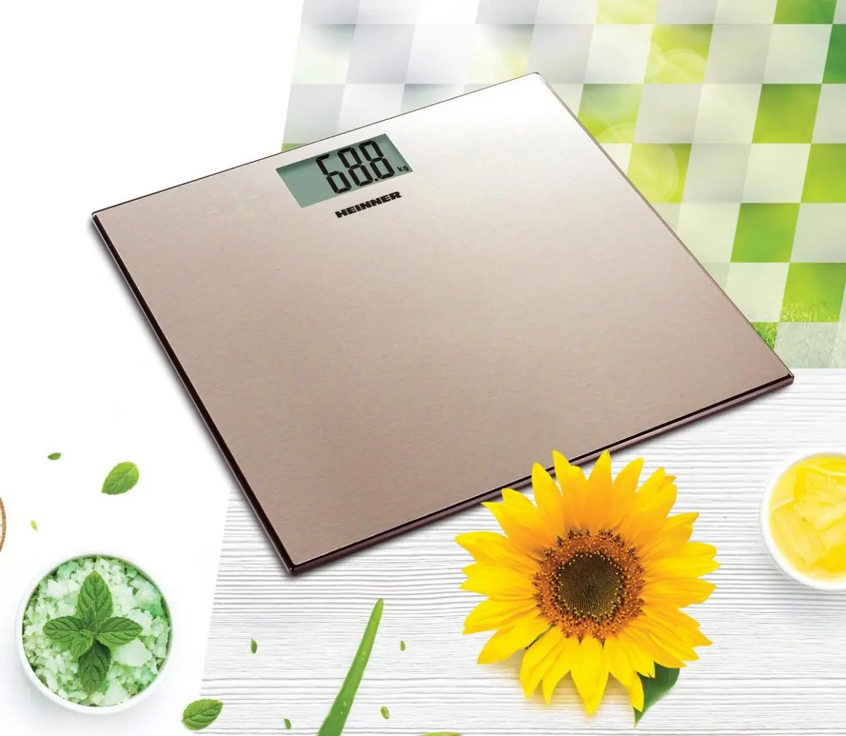 Cantar de baie HEINNER HBS-180SSGD - imagine 2