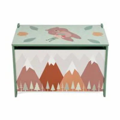 Băncuță cu spațiu de depozitare U-Grow Green Forest verde pastel