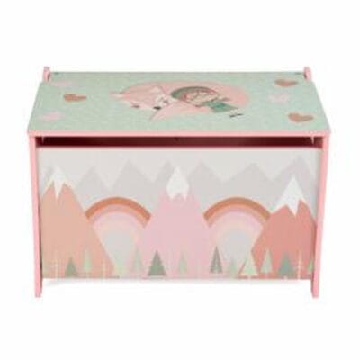 Băncuță cu spațiu de depozitare U-Grow Pink Forest roz