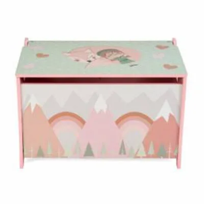 Băncuță cu spațiu de depozitare U-Grow Pink Forest roz