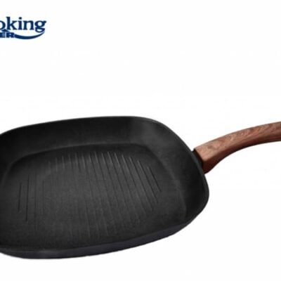 Detaliu grill din set gătit 5 piese aluminiu forjat Heinner