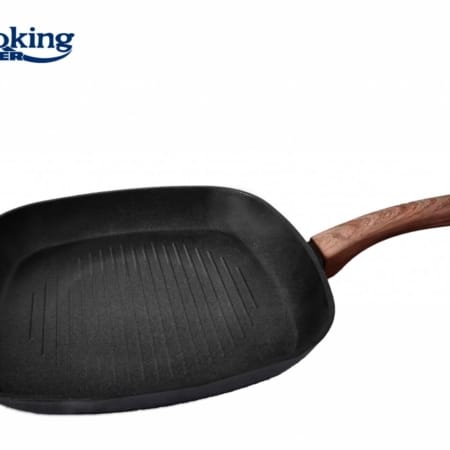 Detaliu grill din set gătit 5 piese aluminiu forjat Heinner