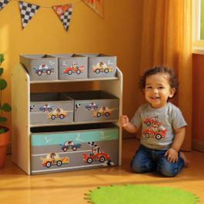 Dulap depozitare jucarii Cars U Grow UGDJ-02CAR