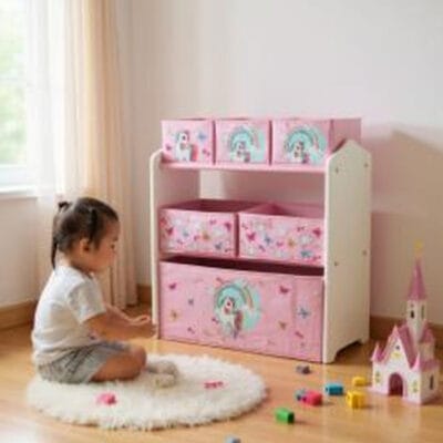 Dulap U-Grow Unicorns în camera copilului, decor cu unicorni