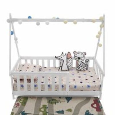 Pat-casuta pentru copii alb Ug-Grow