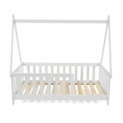 Pat tip casă pentru cameră copil U-Grow alb, design Montesori