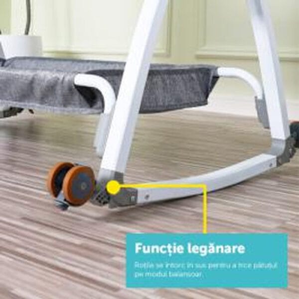 Functia de leganare a patutului 2 in 1