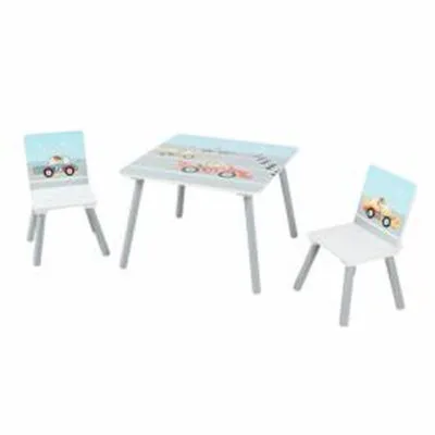 Set birou și 2 scaune U-Grow Cars pentru copii