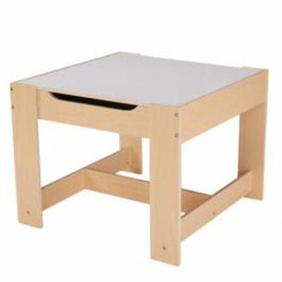 Masuta din lemn natur U-Grow pentru copii
