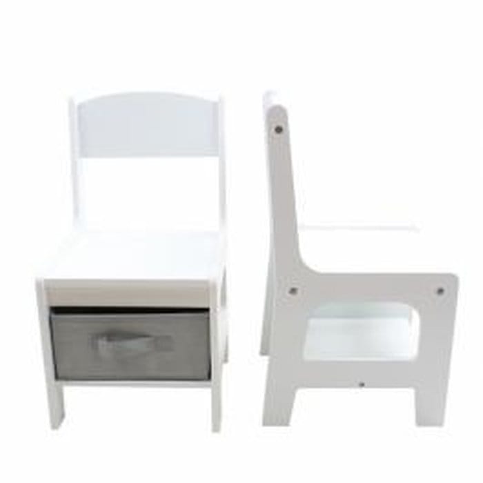 Scaunele copii U-Grow din MDF alb