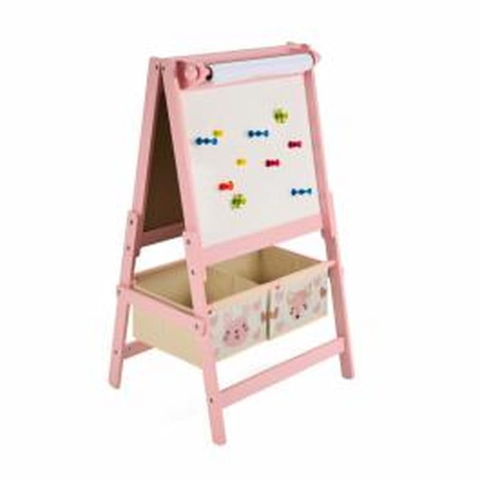 Tablă de scris pentru copii U-Grow Pink Forest roz pastel