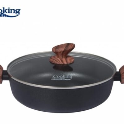 Cratita joasa din setul gătit 5 piese aluminiu forjat Heinner