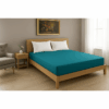 Cearceaf de pat cu elastic TRQ 90x200 cm – 100% bumbac, 144TC