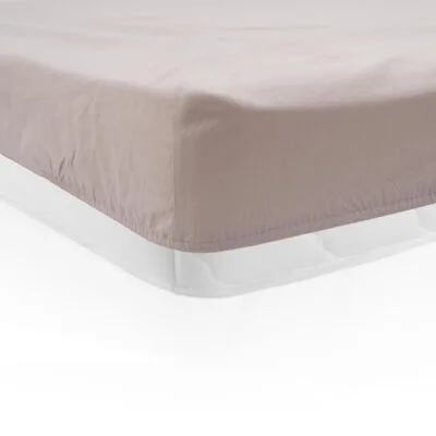 Cearceaf pat crem pastel – material moale și confortabil