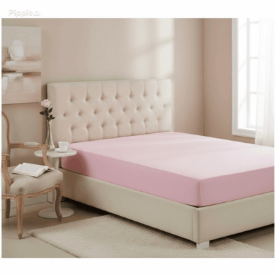 Ceaceaf roz de pat 160x200 cm roz pentru saltea