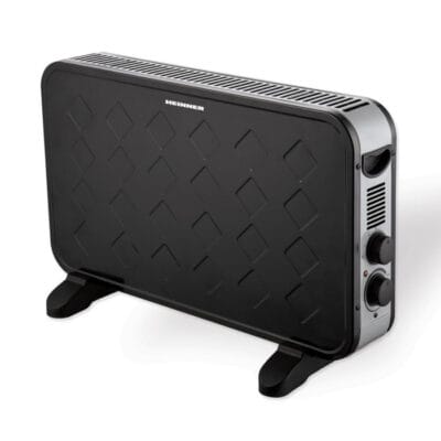 Convector de podea Heinner HCVH-Y2000TBK Negru - 1250/2000W, 2 trepte putere, protectie supraincalzire
