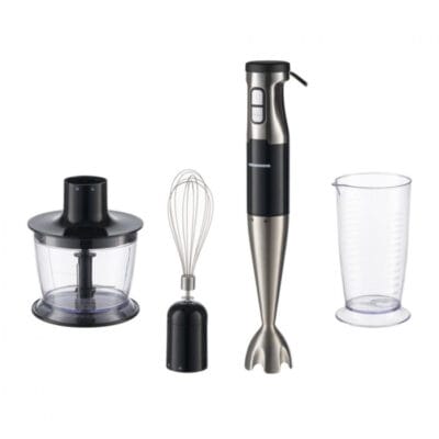 Blender de mână Heinner HB-1000XBK cu accesorii inox – tocător, tel