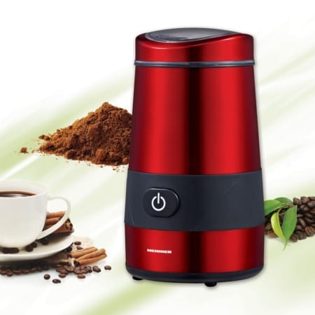 Râșniță electrică Heinner HCG-200RED cu carcasă din inox