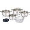 Set gătit din inox 10 piese Heinner Madeline
