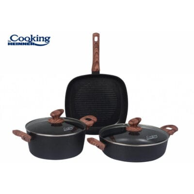 Set de gătit Heinner 5 piese aluminiu forjat Malta