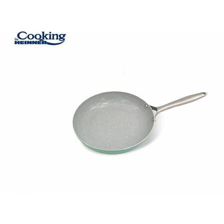 Tigaie antiaderentă Heinner Creta cu finisaj marmorat, culoare verde