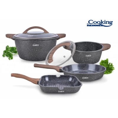 Set gatit 6 piese aluminiu turnat Heinner Paris