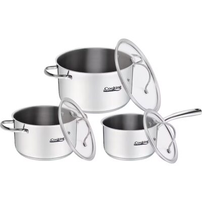 Set gatit din inox 6 piese Heinner Anna