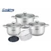 Set oale gatit din inox 8 piese Victoria