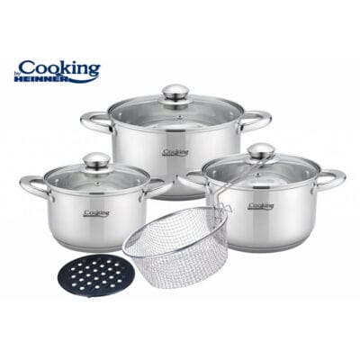 Set oale gatit din inox 8 piese Victoria