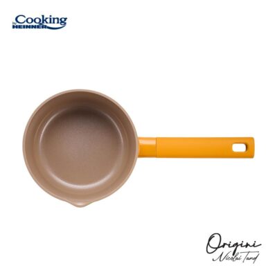 Imagine de sus a interiorului caserole din aluminiu turnat