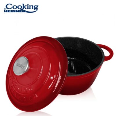 Interior emailat negru cu puncte albe – Heinner Red Line 4L