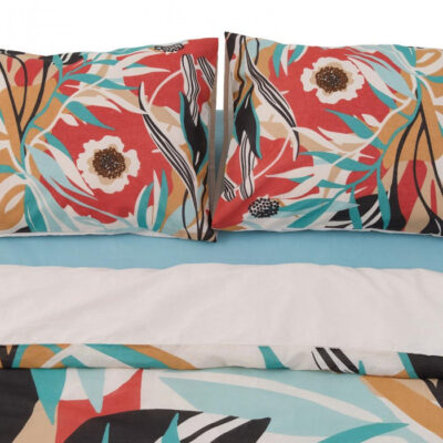Lenjerie de pat matrimonială bumbac 132TC – textil moale și confortabil