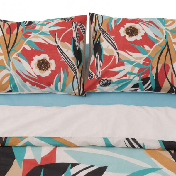Lenjerie de pat matrimonială bumbac 132TC – textil moale și confortabil