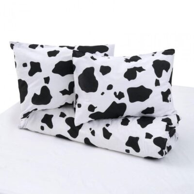 Lenjerie de pat matrimonială din bumbac 132TC – material moale și respirabil