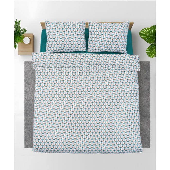 Lenjerie dubla 4 piese din bumbac 132TC Rubin