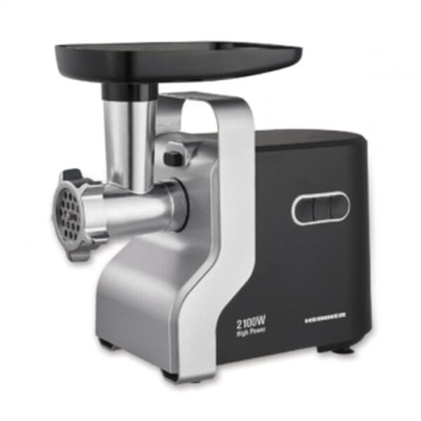 Mașină de tocat MG-2100BKSL Heinner cu funcție Reverse și 3 viteze