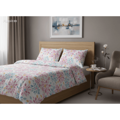 Set de pat Joy din bumbac cu elastic 180x200 cm