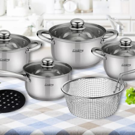 Set de gătit 10 piese Heinner Madeline din aluminiu turnat