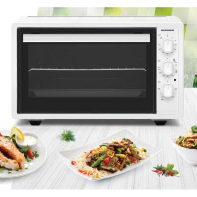 Heinner HCE-S37WH cuptor electric 1650W cu grill și coacere
