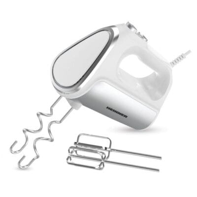 Mixer de mână Heinner HM-DC800WH alb cu decorațiuni inox